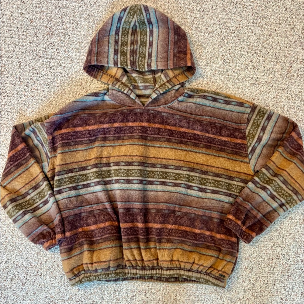 O’Neill Fleece Cropped Pattern Sweatshirt